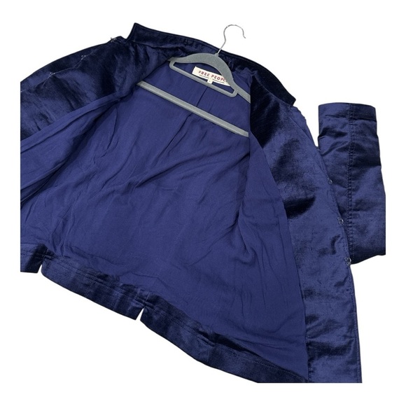 Free People Navy Blazer with Silver Buttons - Picture 11 of 11